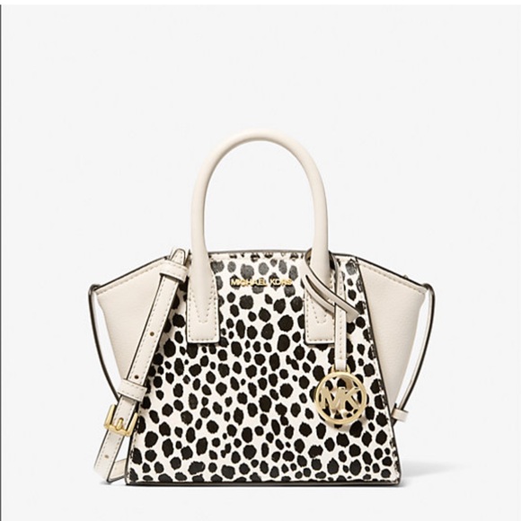 Michael Kors Avril Extra-Small Cheetah Print Calf Hair and Leather Satchel - Picture 2 of 8